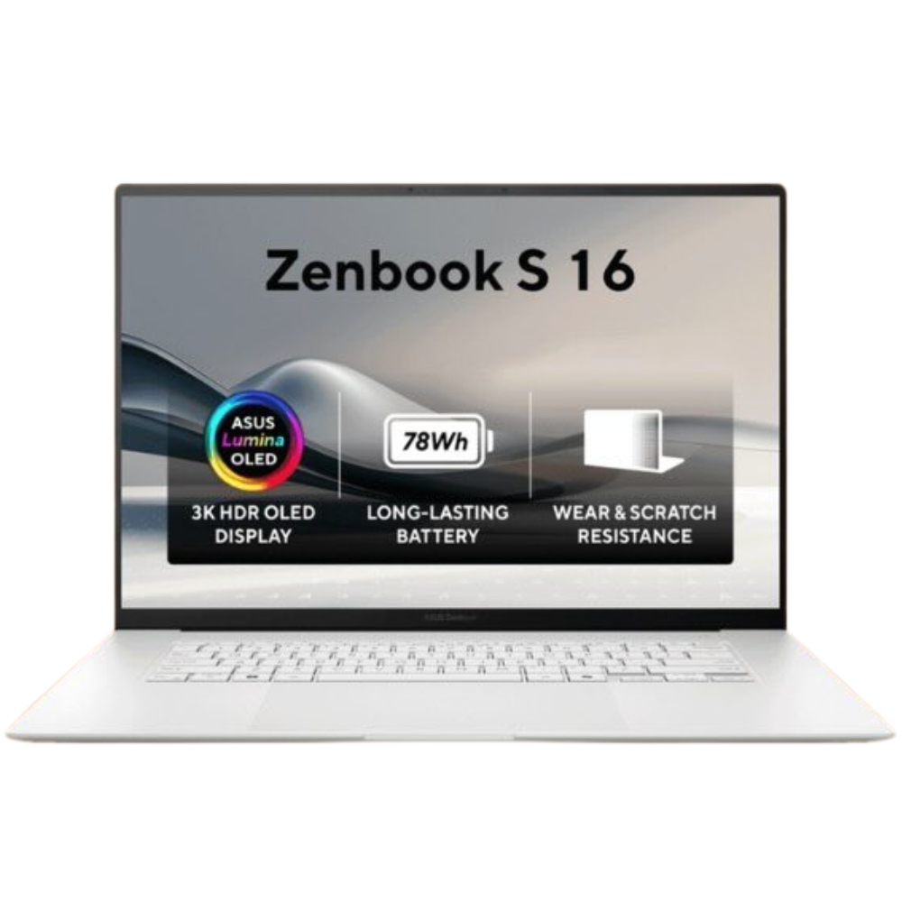 ASUS Zenbook S16 AMD Ryzen AI 9 365 / 24GB / 1TB / AMD Radeon 880M /  16″ OLED 3K (2880×1800) 120Hz